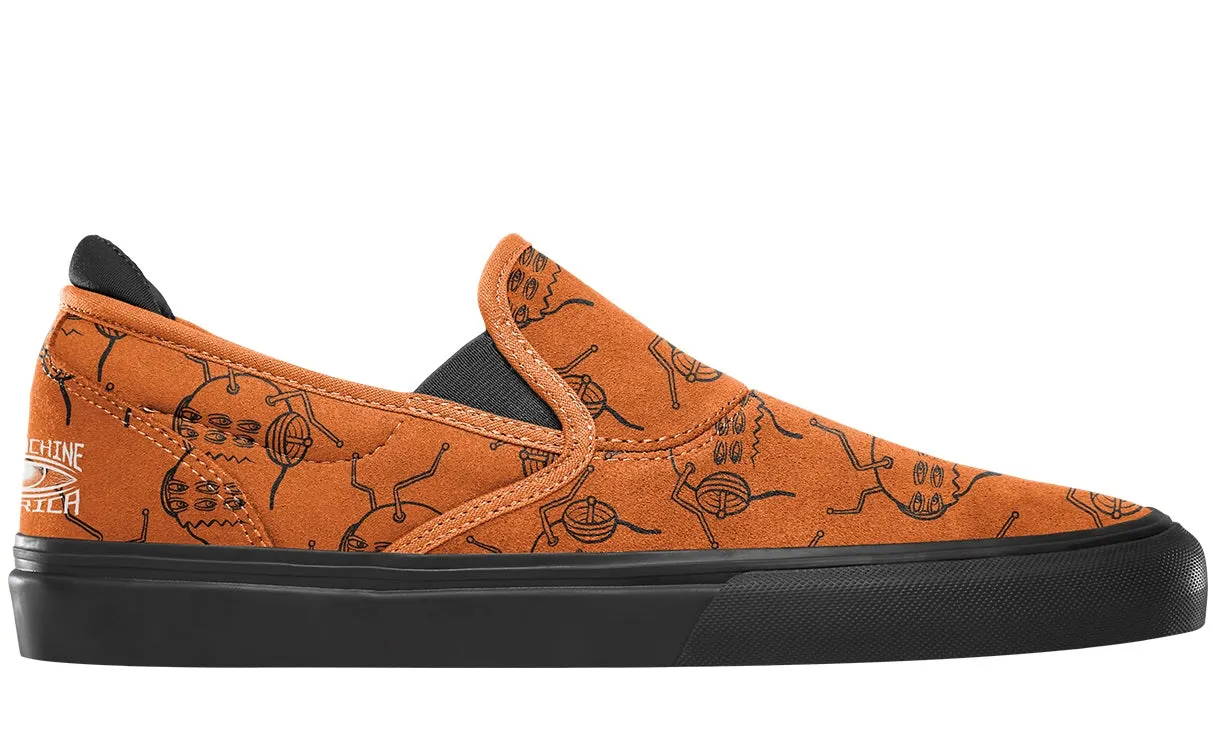 Emerica x Toy Machine Wino G6 Slip on Shoe, Burnt Orange