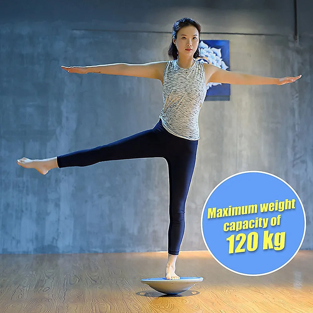 Ergonomic Wobble Board Balance Trainer with Handles