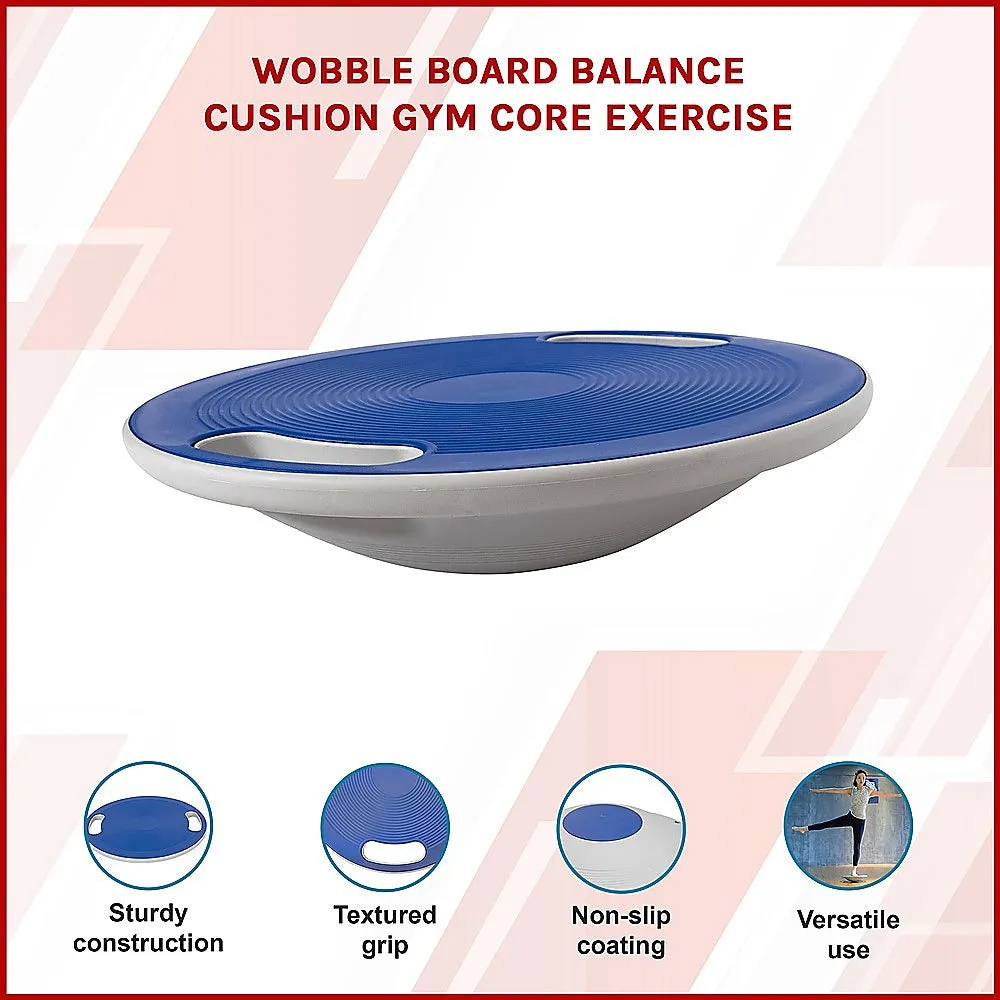 Ergonomic Wobble Board Balance Trainer with Handles