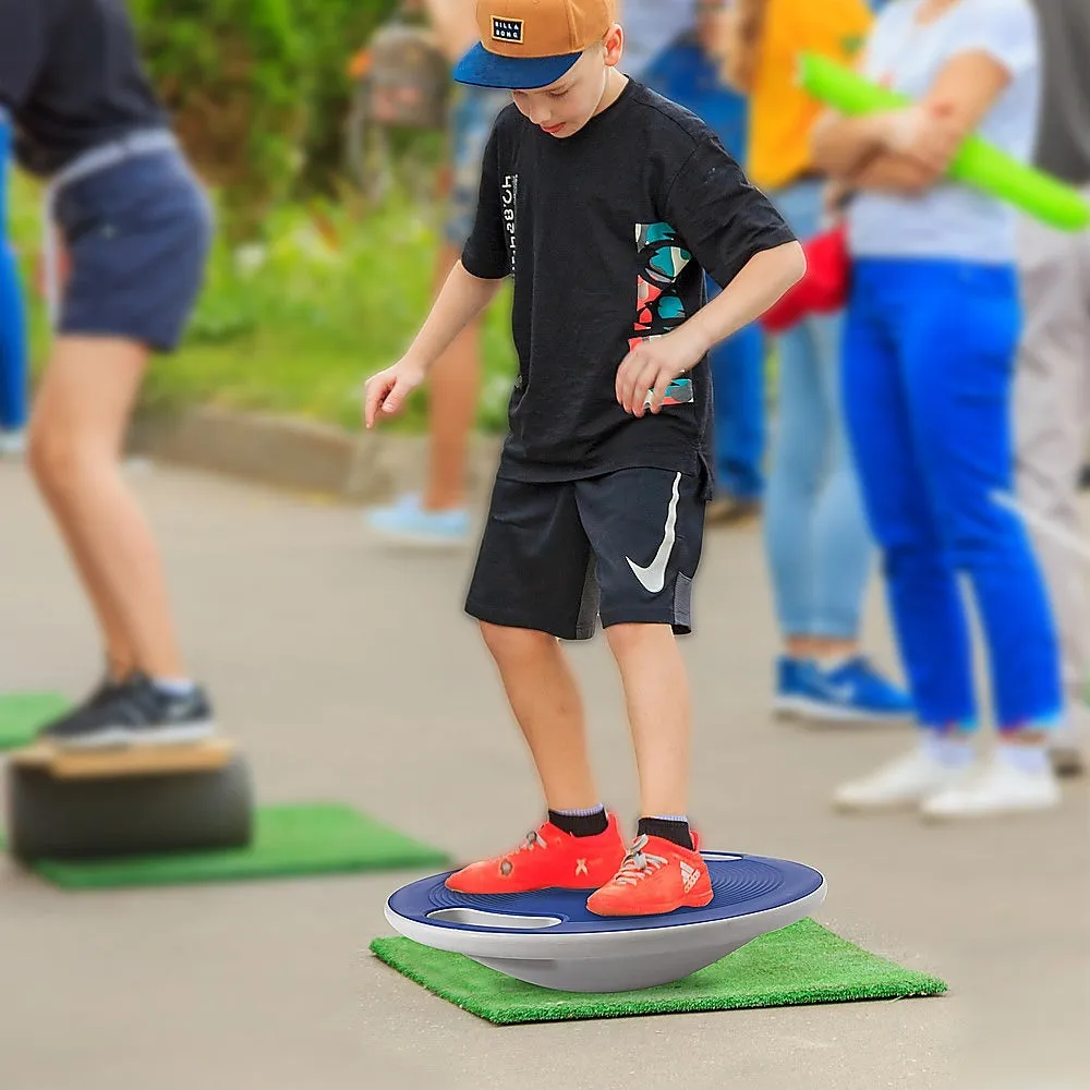 Ergonomic Wobble Board Balance Trainer with Handles