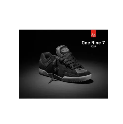 eS One Nine 7 Limited Reissue Skate Shoe - Black/Grey