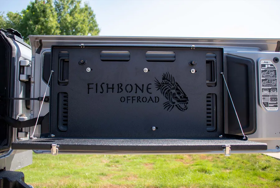 Fishbone Offroad 2007-Current JK, JKU, JL, JLU Wrangler & 2021-Current Ford Bronco Tailgate Table