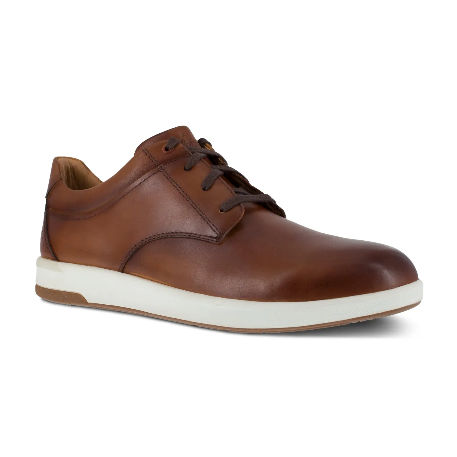 Florsheim Mens Cognac Leather Work Shoes Crossover Low Oxford ST