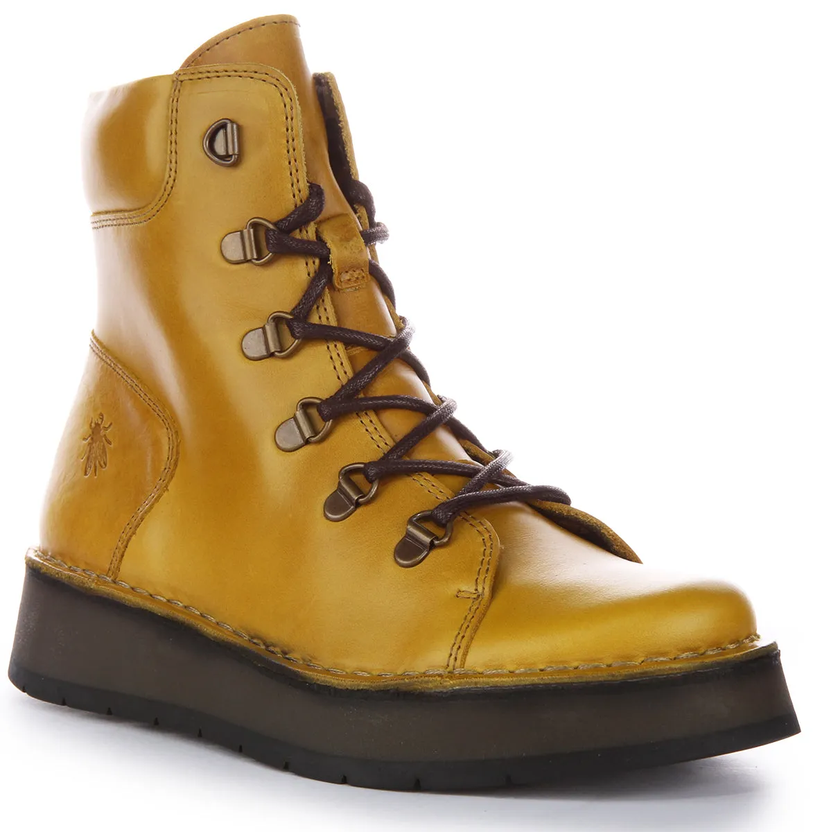 Fly London Roxy094 In Mustard For Women