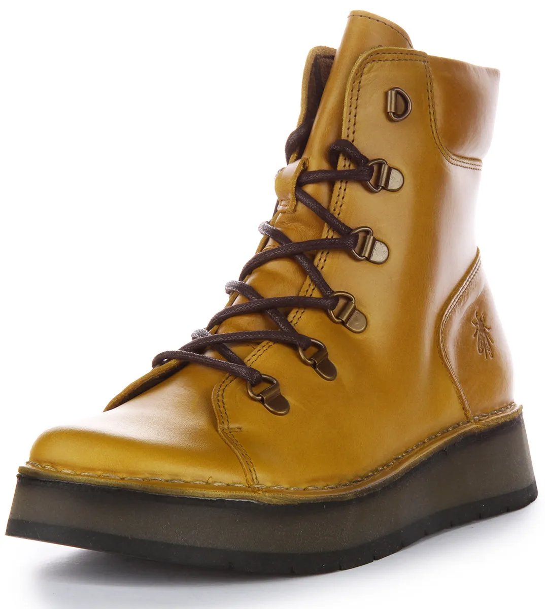 Fly London Roxy094 In Mustard For Women