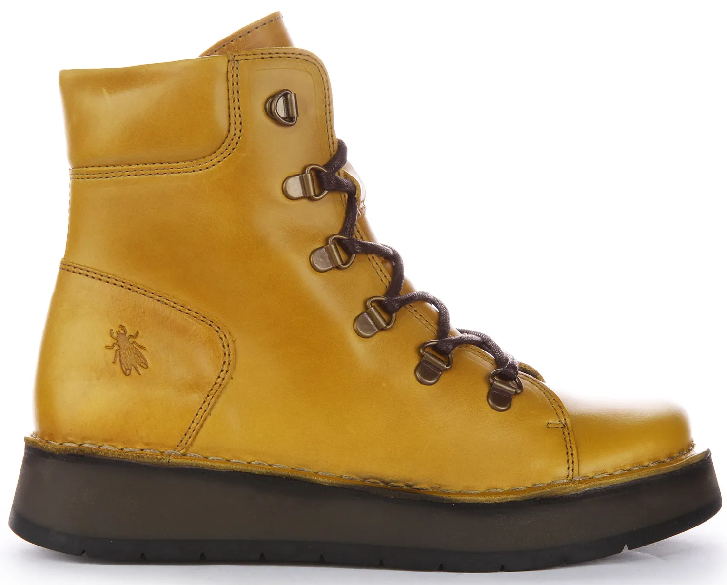 Fly London Roxy094 In Mustard For Women