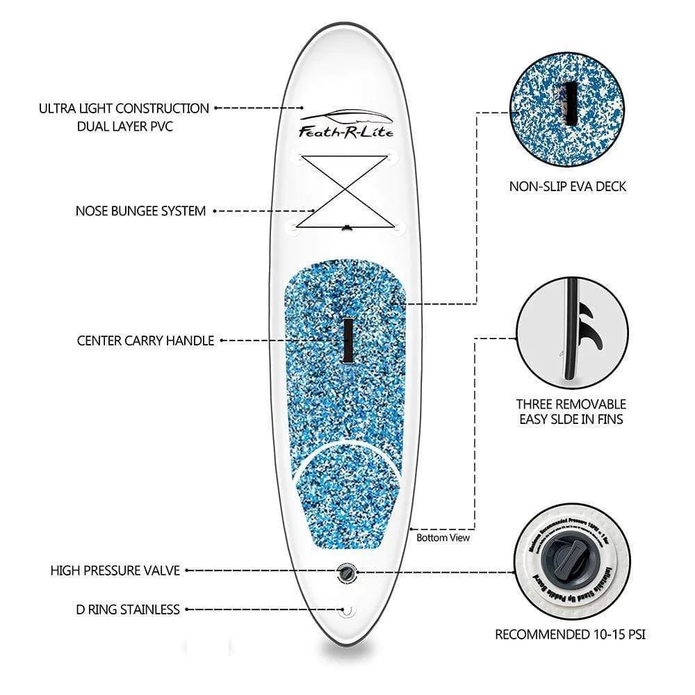 Funwater 10' Feath-R-Lite Inflatable Paddle Board SUP