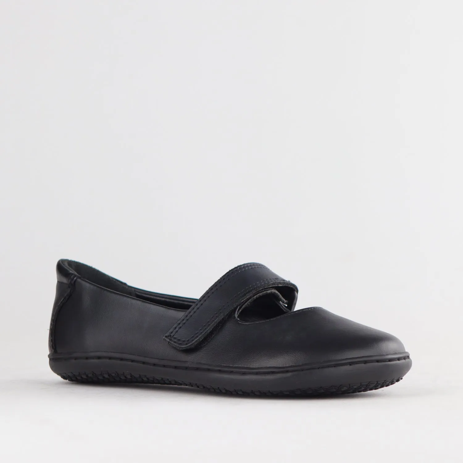 Girls Low-Bar School Shoe in Black Sizes 36-43 - 6612