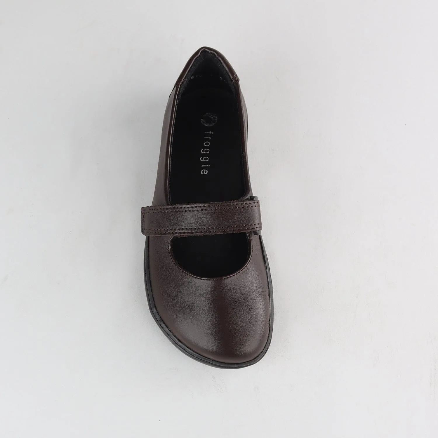 Girls Low-Bar School Shoe in Brown Sizes 28-35 - 6609