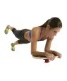 GoFit Wobble Board Wood Height Adjustable