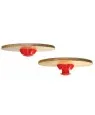 GoFit Wobble Board Wood Height Adjustable