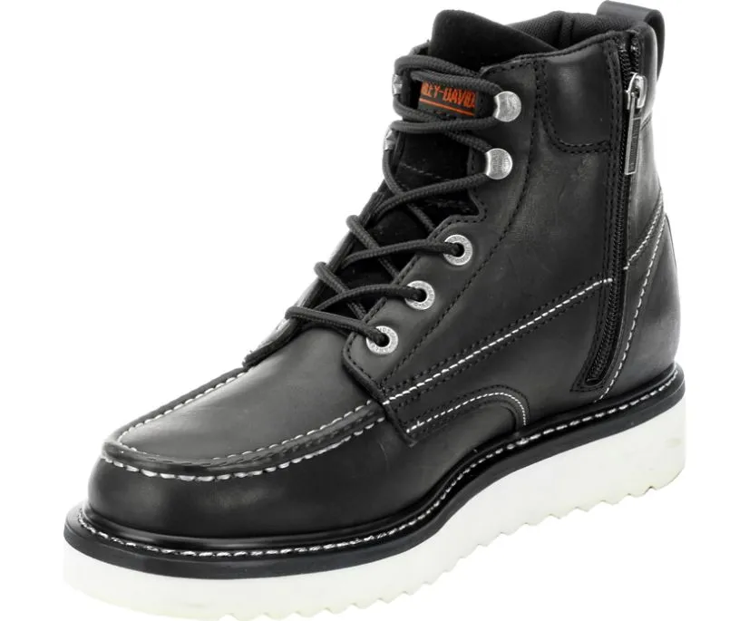 Harley-Davidson Men's Riding Leather Boots Beau | D93135 | Black