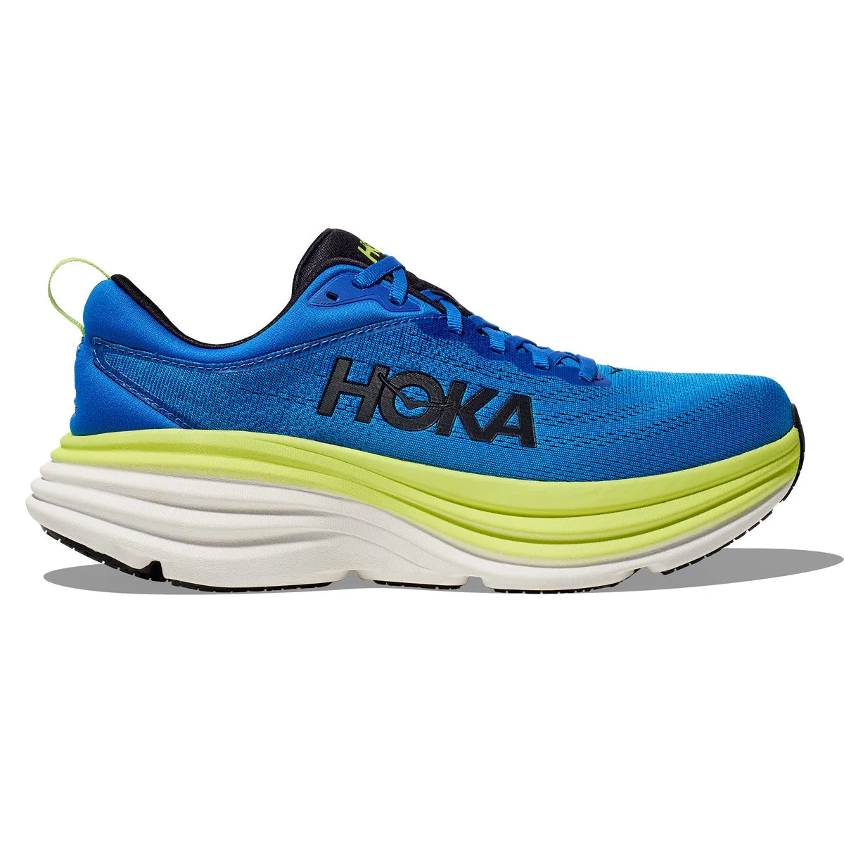 Hoka Bondi 8 Running Shoes - Mens - Electric Cobalt/Lettuce