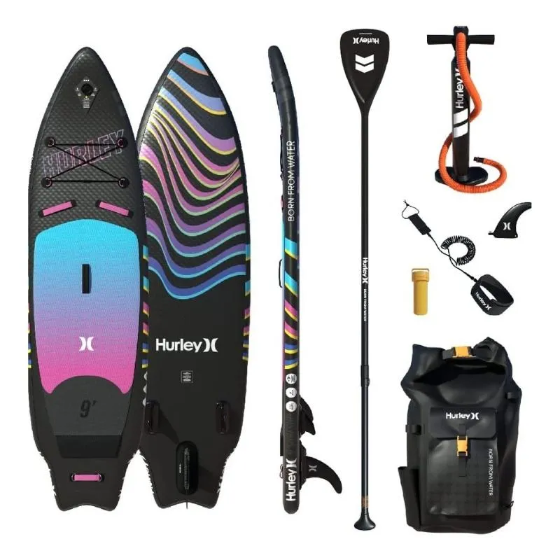 Hurley 9' PhantomSurf Inflatable Paddle Board SUP - Ombré