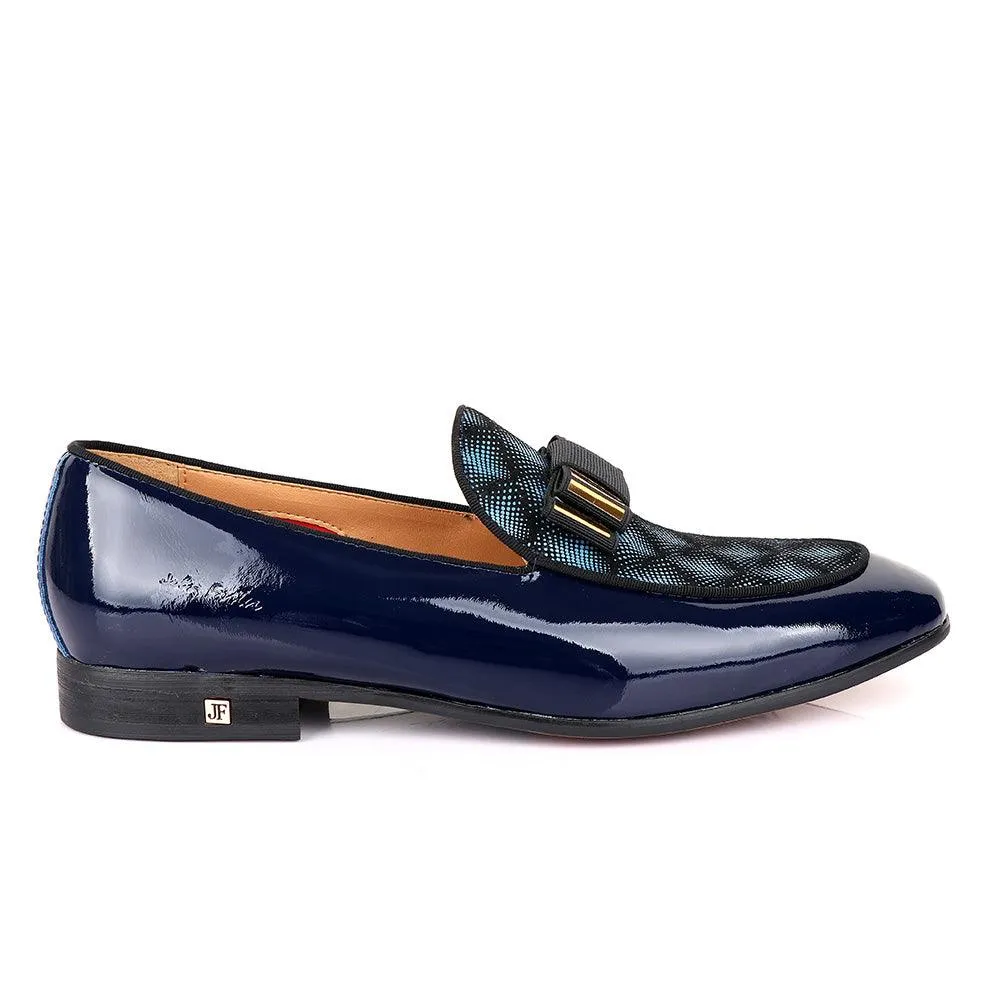 John Foster Glossy Blue Leather Shoe