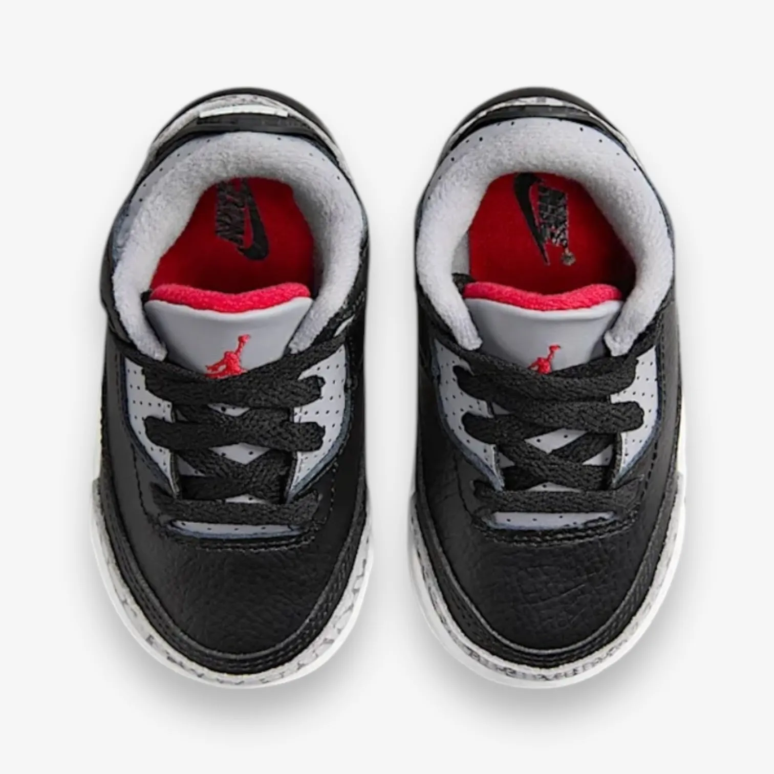 Jordan 3 Retro (TD) Black Fire Red Cement Grey DM0968-010