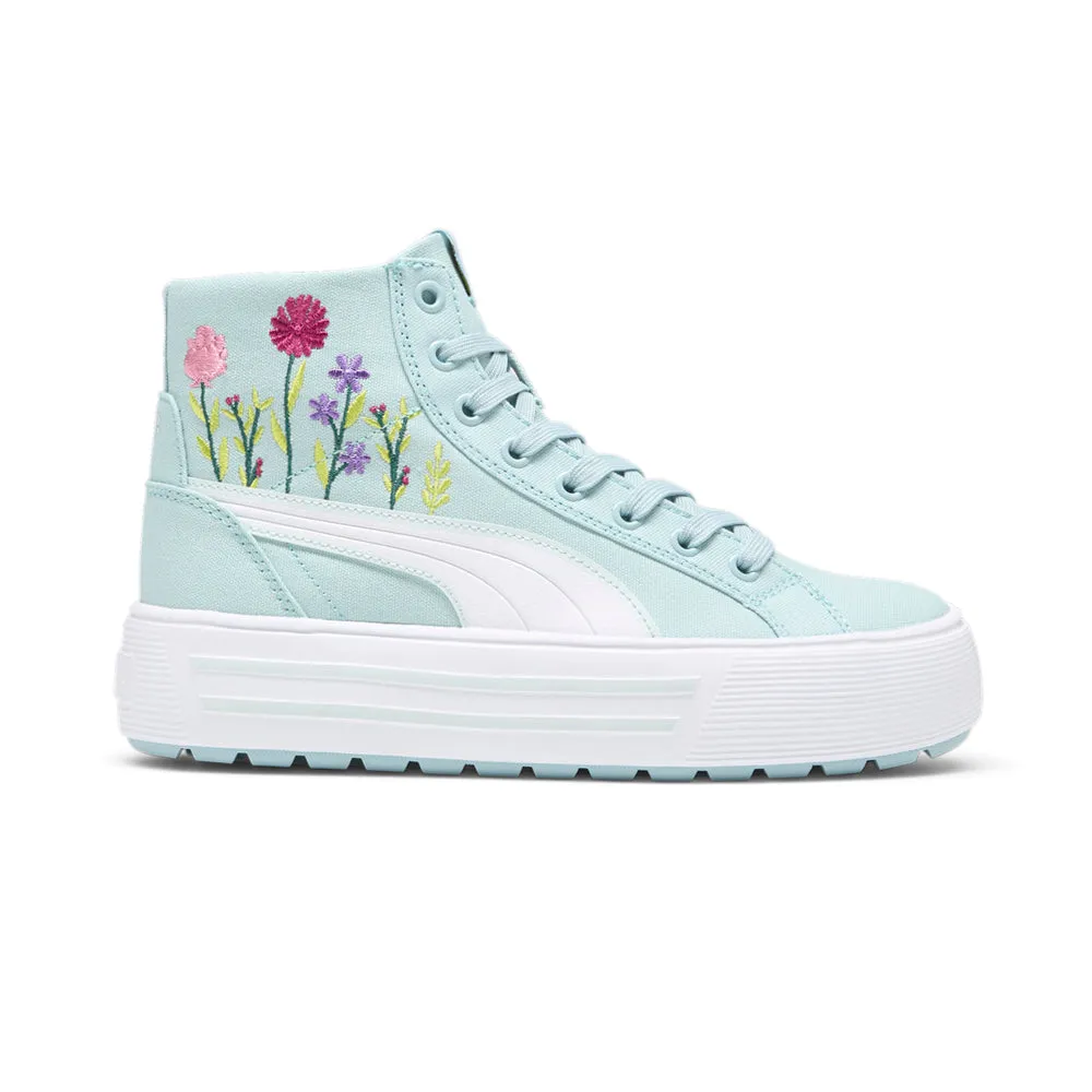 Kaia 2.0 Mid Floral Platform High Top Sneakers