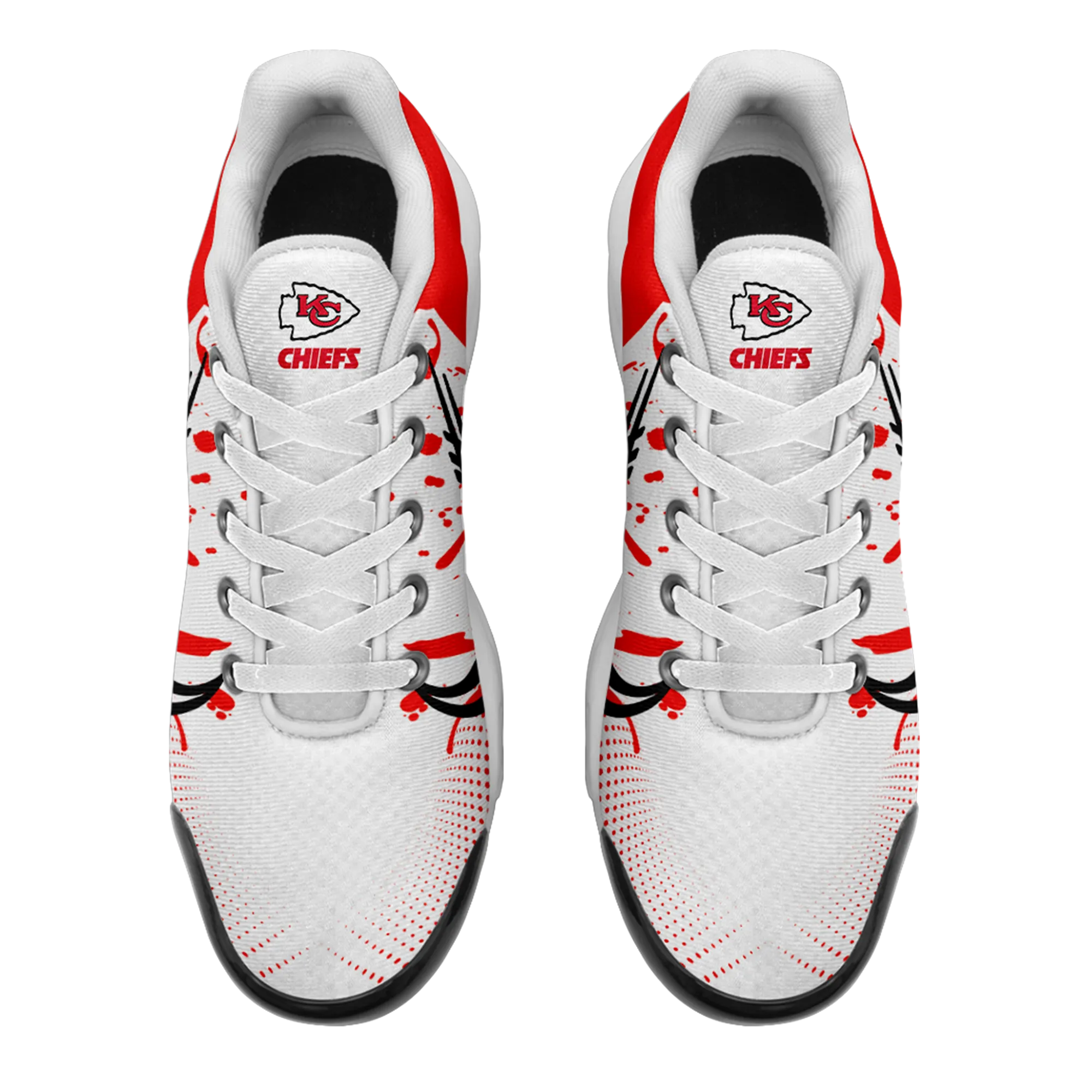 Kansas City Chiefs- Fashion Men/Women Sports Shoes Sports Wear Shoes NFL Game Comfortable and Breathable