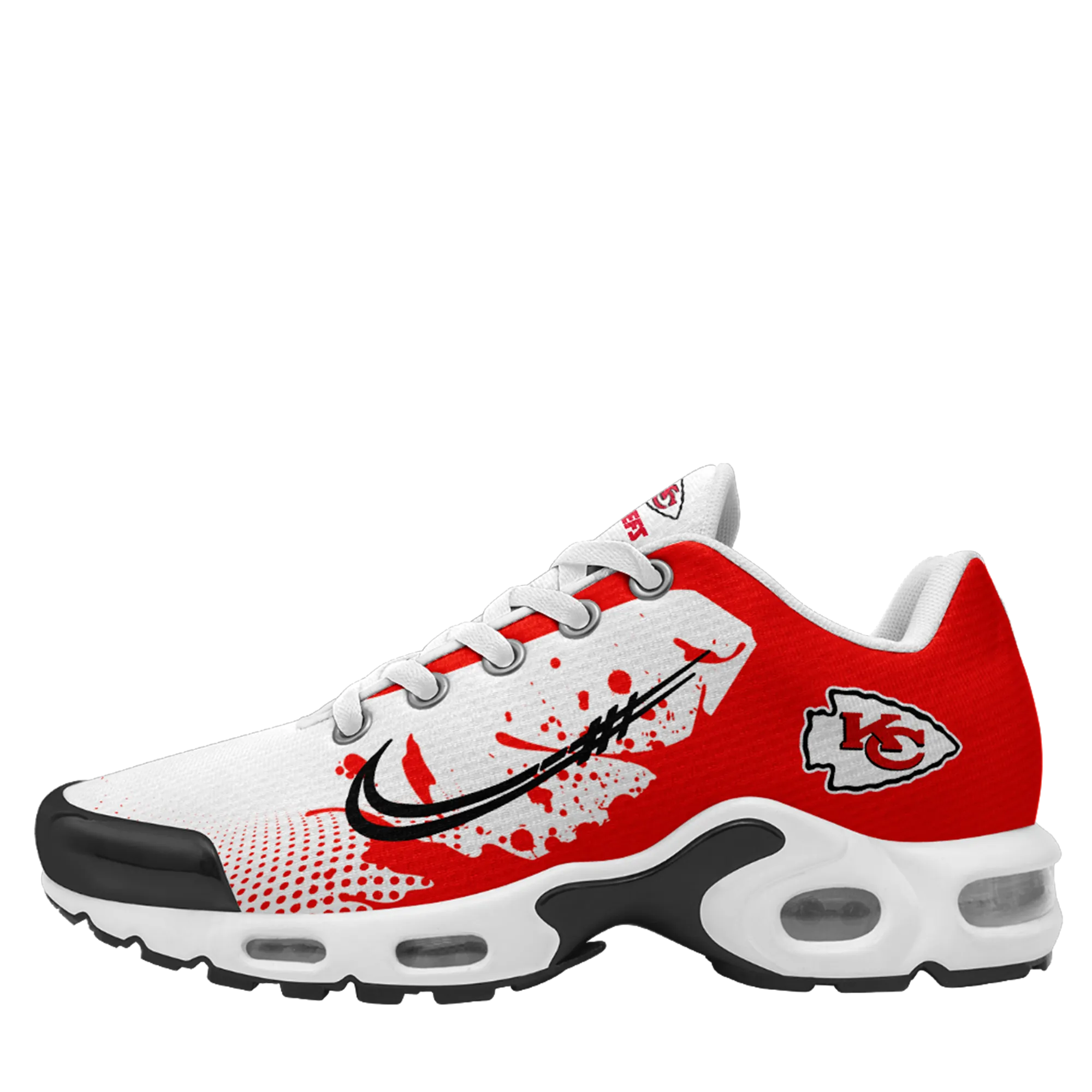 Kansas City Chiefs- Fashion Men/Women Sports Shoes Sports Wear Shoes NFL Game Comfortable and Breathable