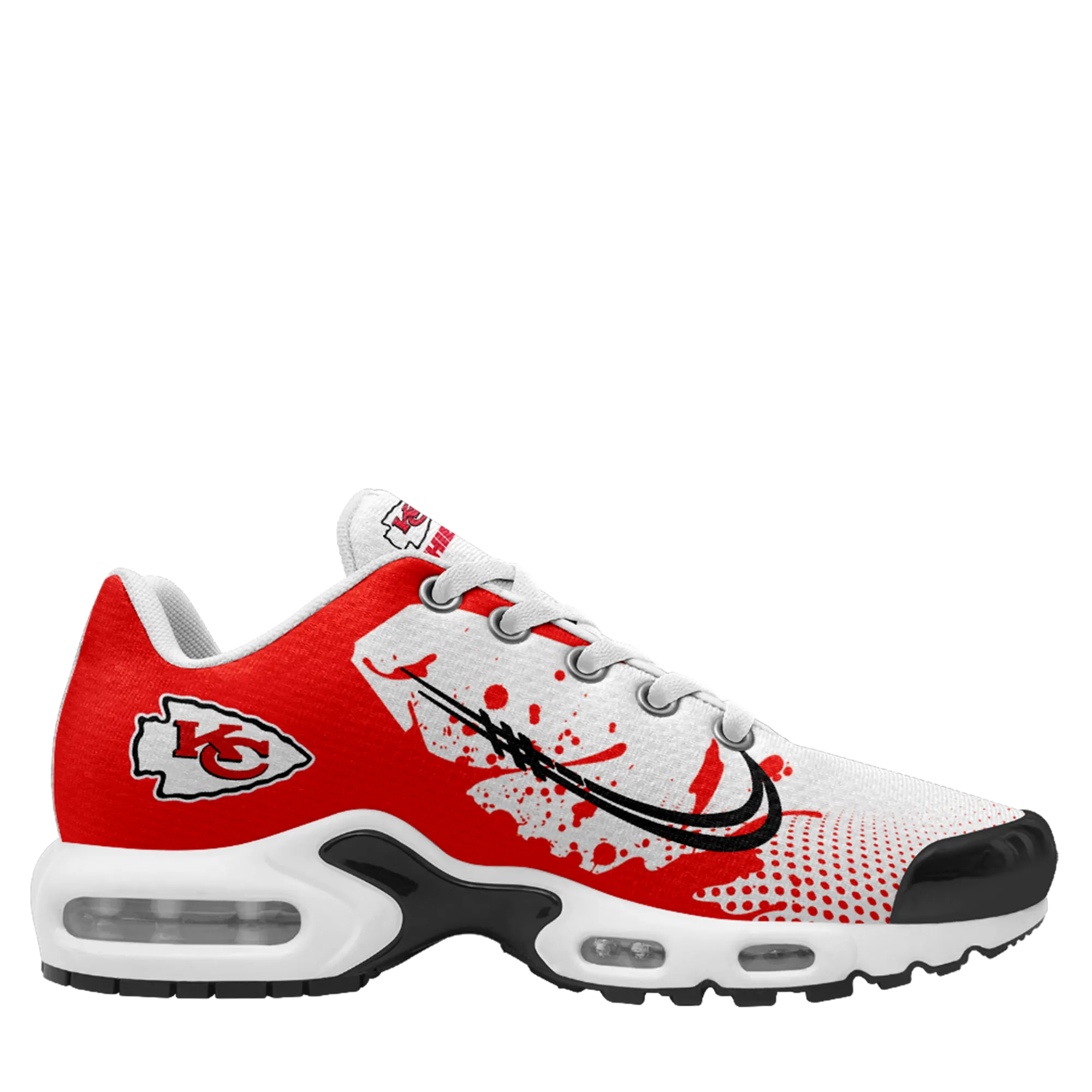 Kansas City Chiefs- Fashion Men/Women Sports Shoes Sports Wear Shoes NFL Game Comfortable and Breathable