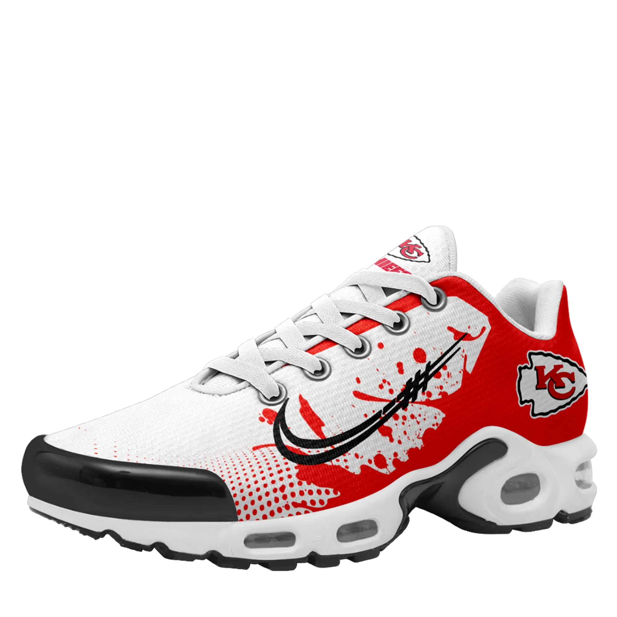 Kansas City Chiefs- Fashion Men/Women Sports Shoes Sports Wear Shoes NFL Game Comfortable and Breathable