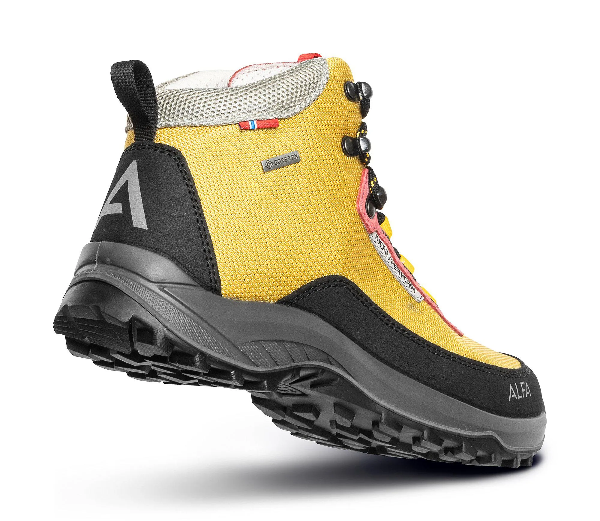 Kjerr Perform GTX W - Hiking shoe with support - YELLOW