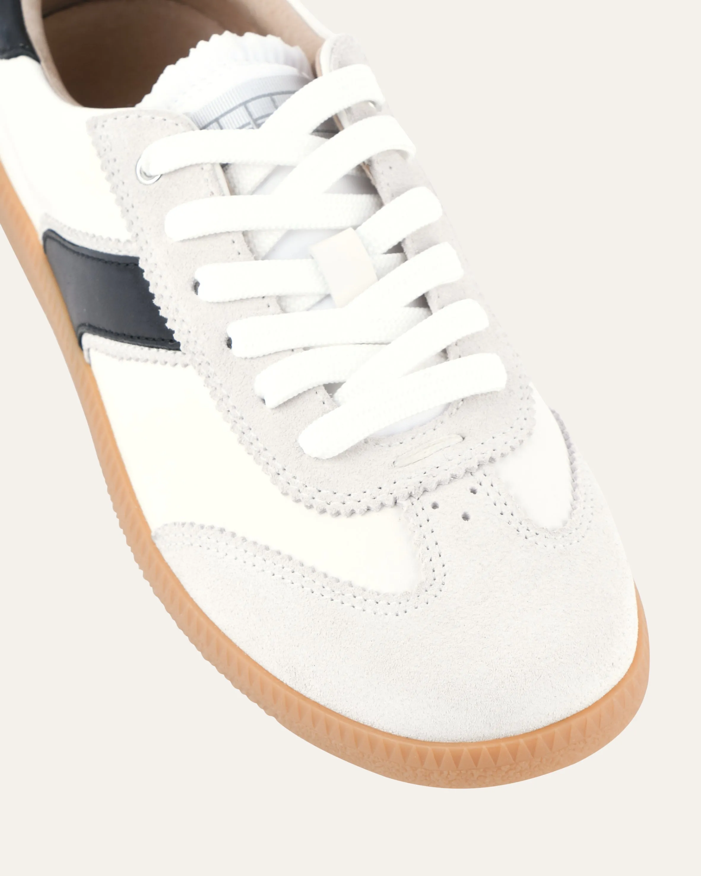 LOLA SNEAKERS WHITE BLACK LEATHER