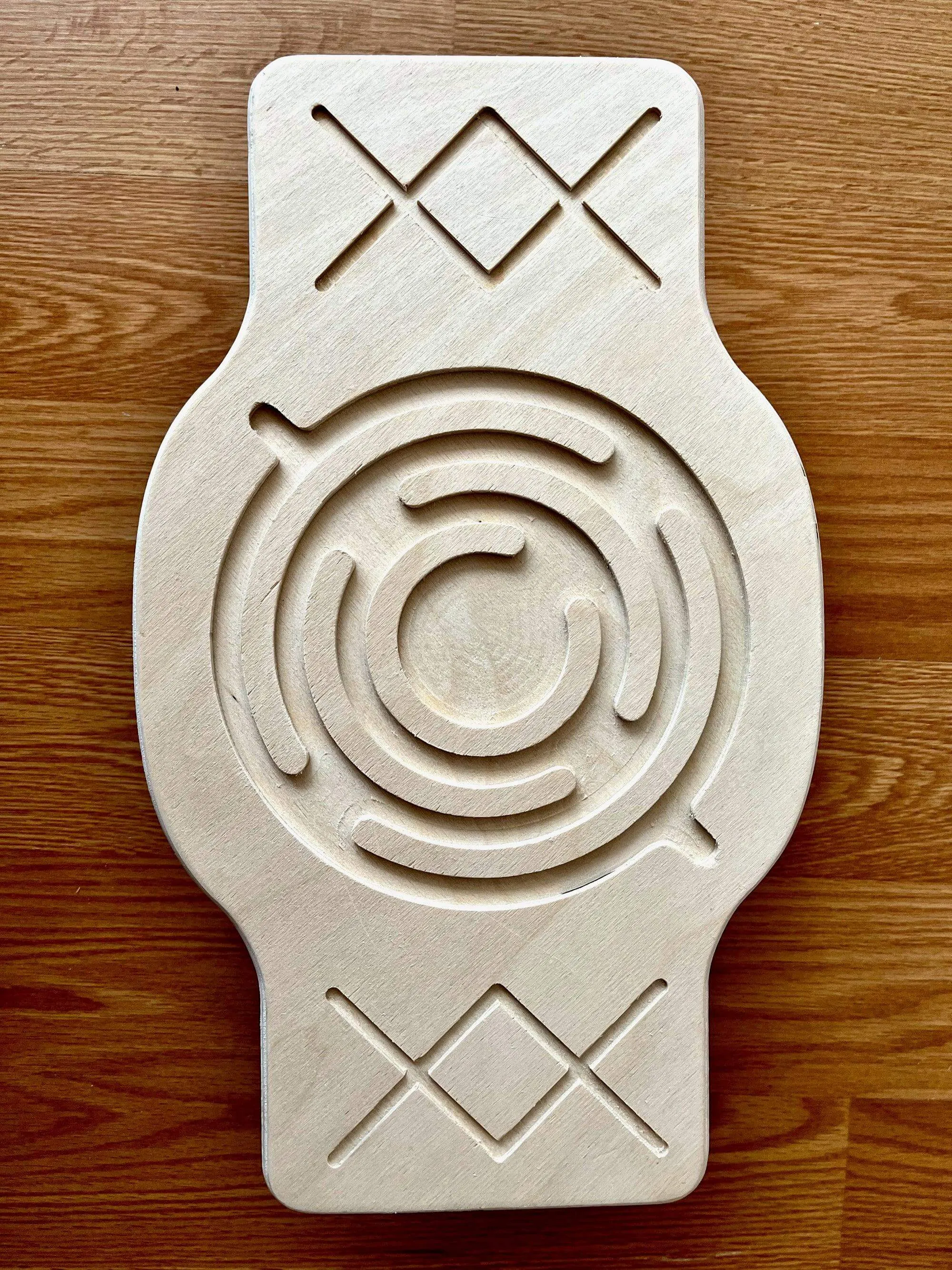 Maze Wooden Balance Board