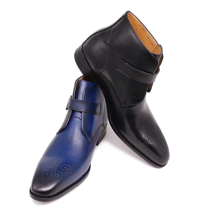 MedallionLux Exotic Leather Formal Boots