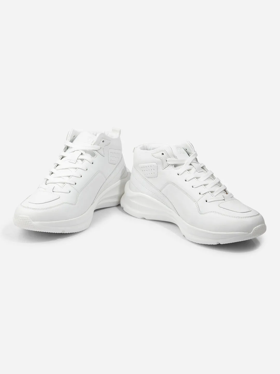 Men White Leather Sneaker (ID3093)