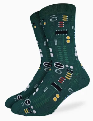 Men's Circuit Board Crew Sock