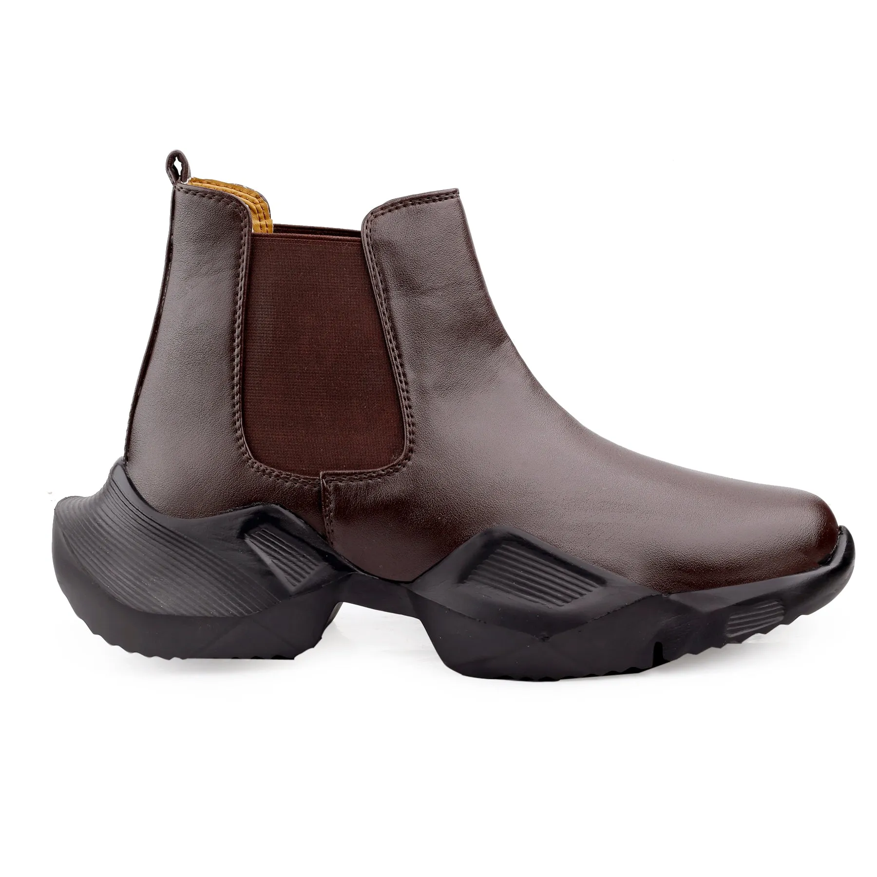 Men's Vegan Leather Casual Boots for All Seasons