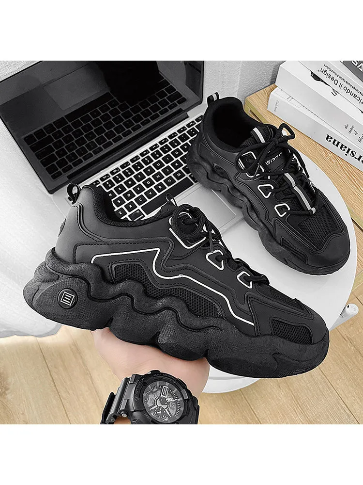 Men'S Wave-Sole Casual Shoes