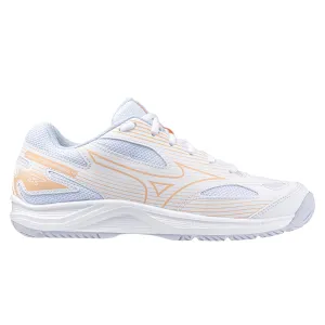 Mizuno Cyclone Speed 4 Womens | White/peach Parfait/halogen Blue