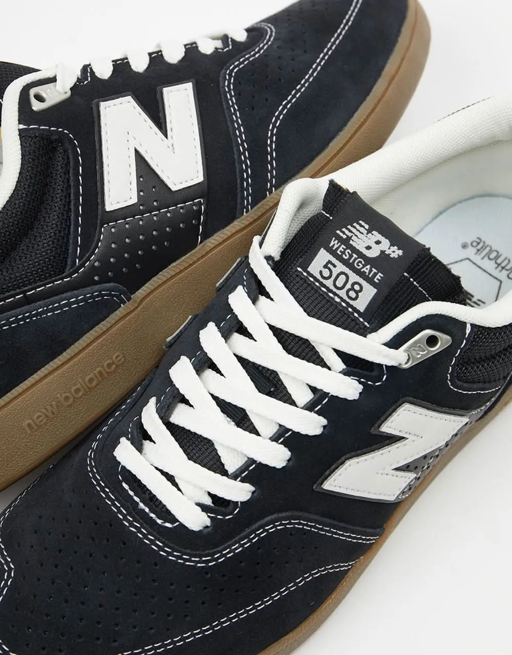 New Balance Numeric 508 Skate Shoes - Black/Gum