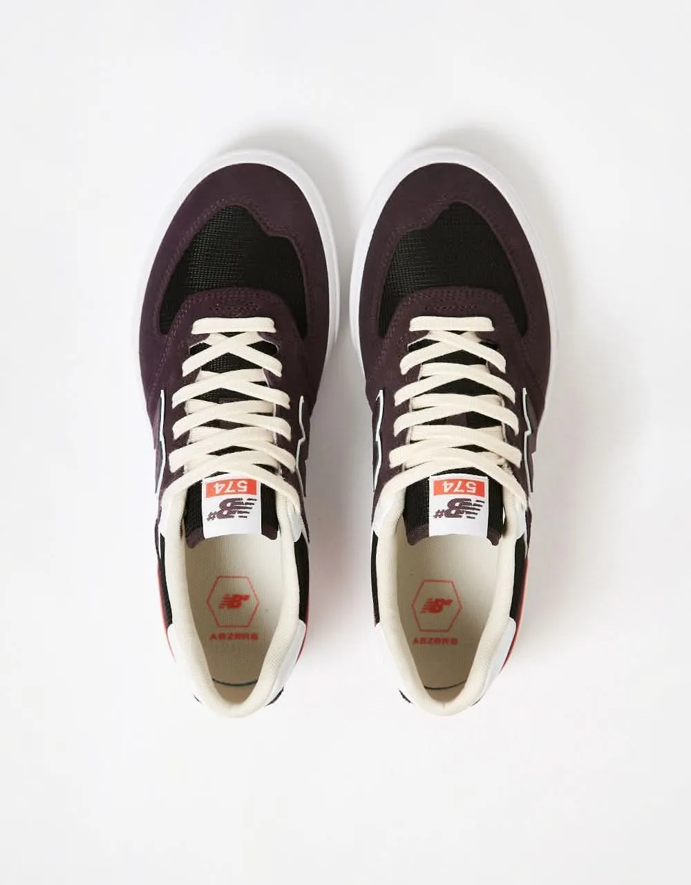 New Balance Numeric 574 Skate Shoes - Purple/Black