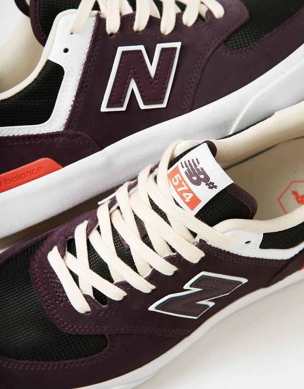 New Balance Numeric 574 Skate Shoes - Purple/Black