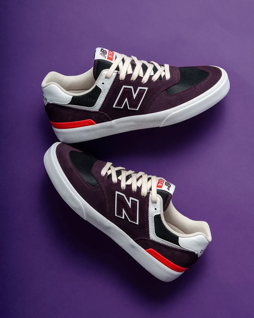 New Balance Numeric 574 Skate Shoes - Purple/Black