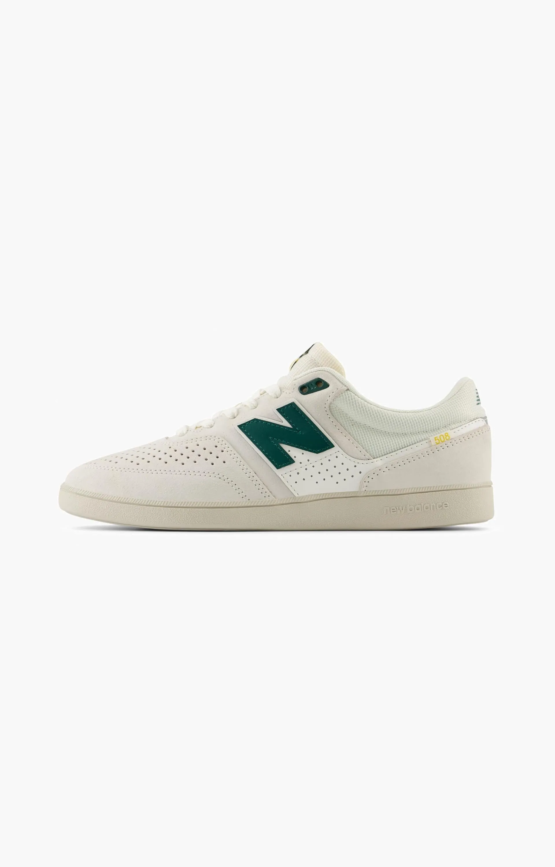 New Balance Numeric NM508LGB Brandon Westgate Shoe, Sea Salt/Green