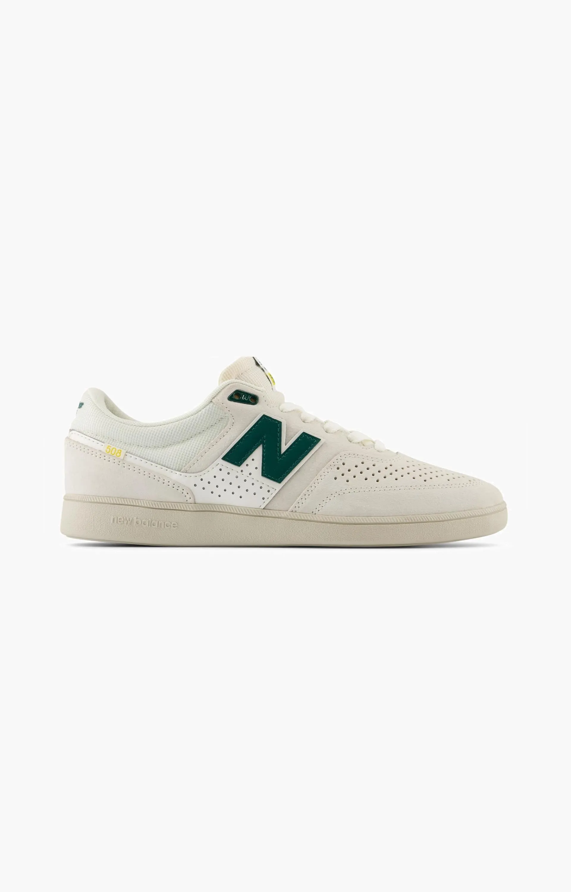 New Balance Numeric NM508LGB Brandon Westgate Shoe, Sea Salt/Green