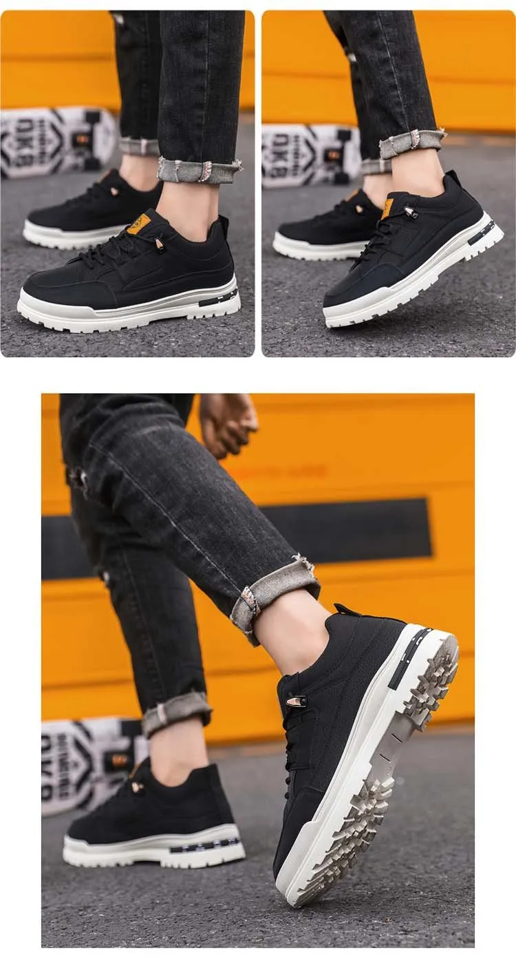 New Men's Leather Casual Sports Shoes