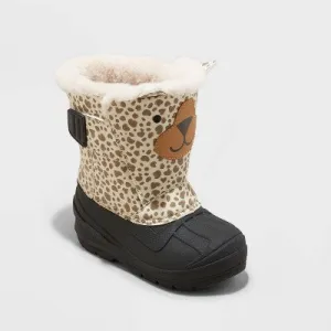 New - Toddler Girls' Frankie Winter Boots - Cat & Jack Tan 11T