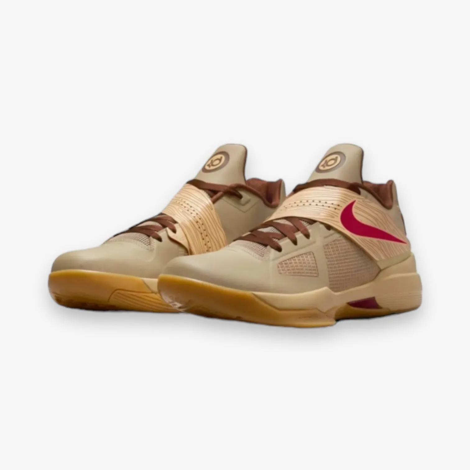 Nike KD IV khaki Nobel Red Sesame FJ4189-200