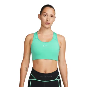 Nike Women's Swoosh Logo Sports Bra - Mint / Turquoise