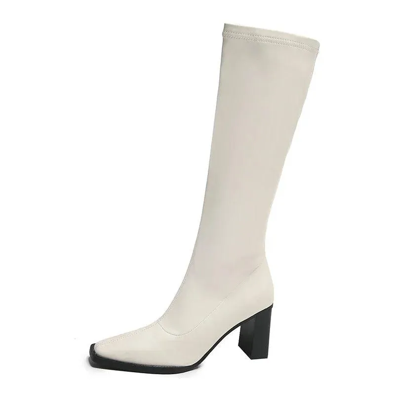 Pointed Toe Knee-high Boots for Women