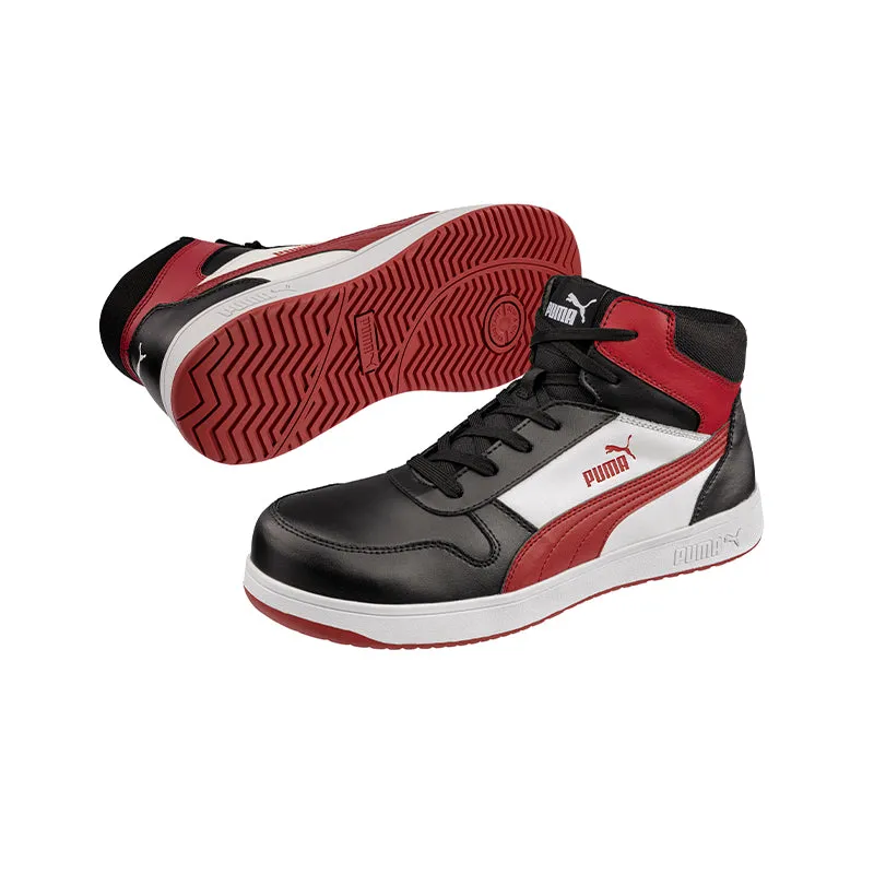 Puma Forecourt Retro Safety Boot (Black/Red/White) 630057