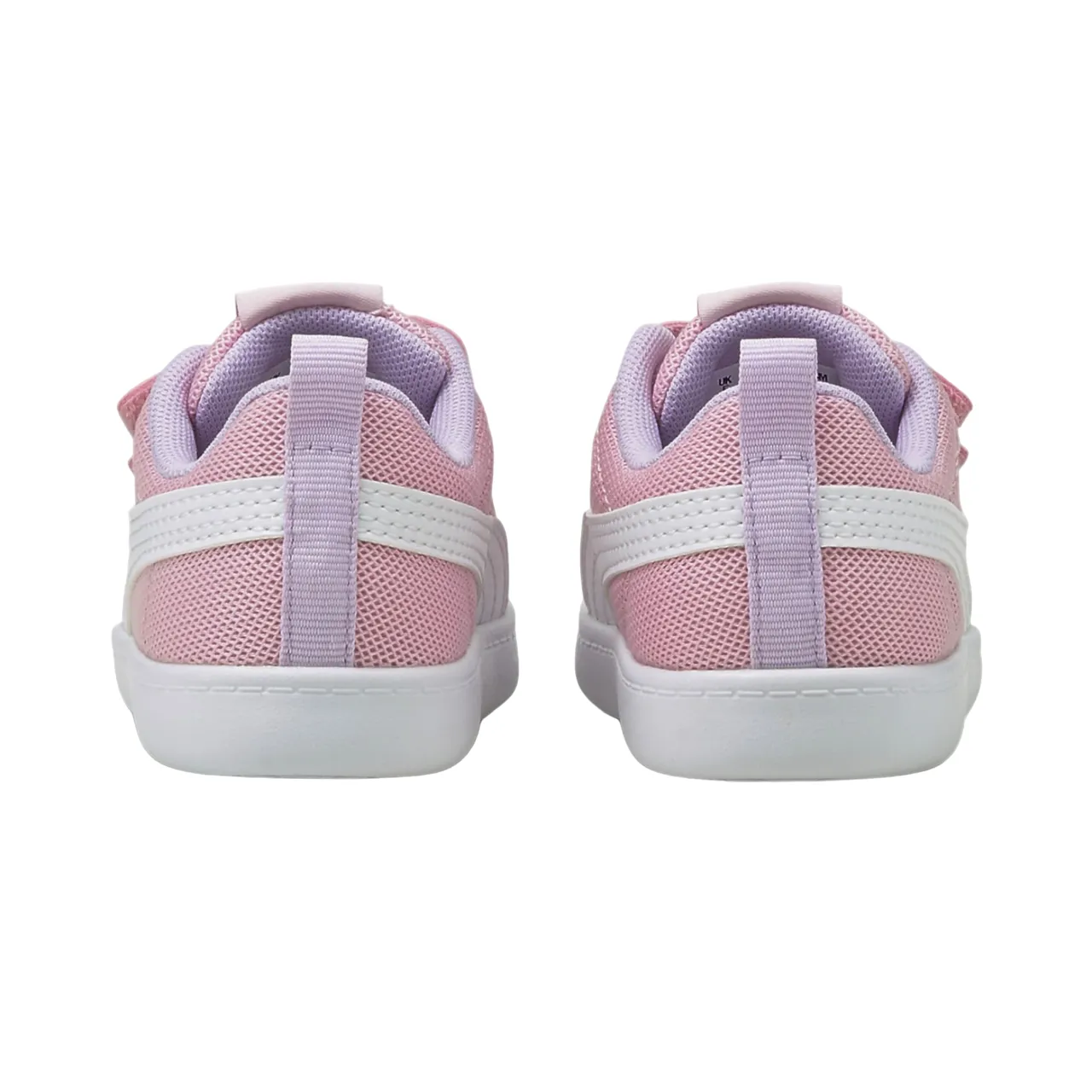 Puma scarpa da ginnastica con strappo da bambino Courtflex v2 Mesh V 371759-08 rosa-bianco