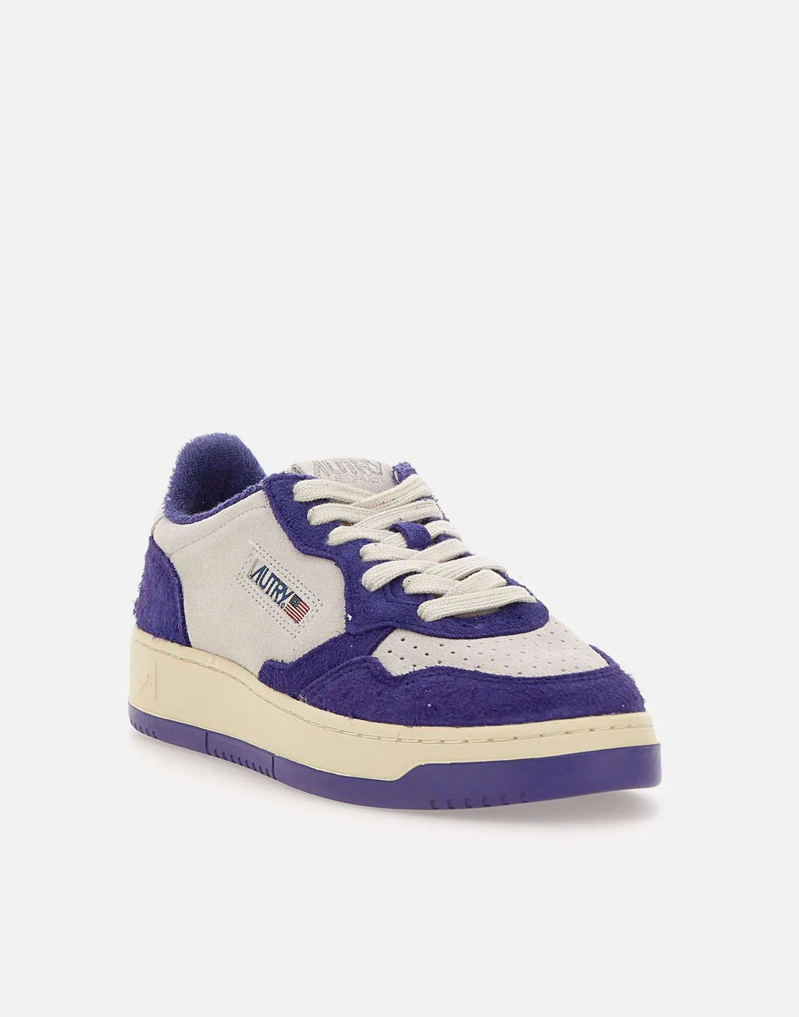 Purple Suede 80s Style Sneakers