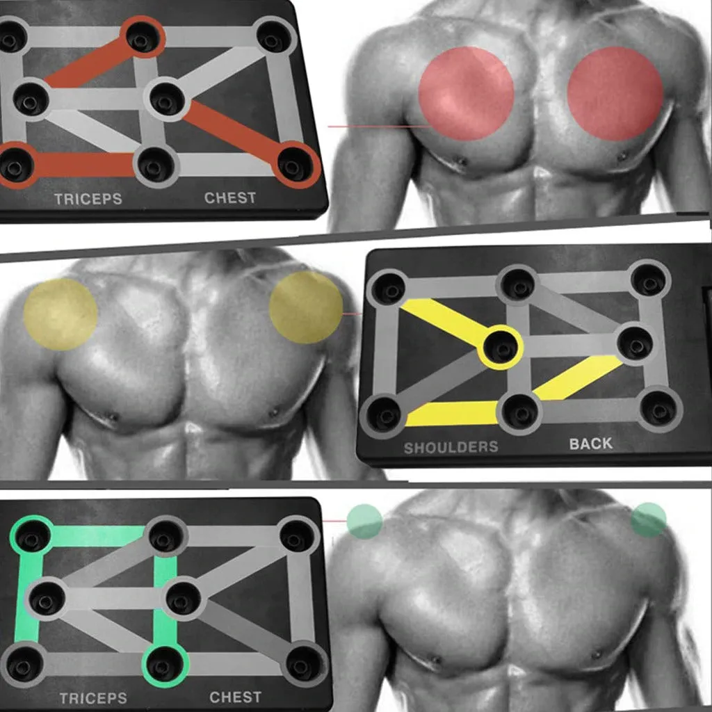 Push Up Rack Board 9 in 1 Body Building Fitness