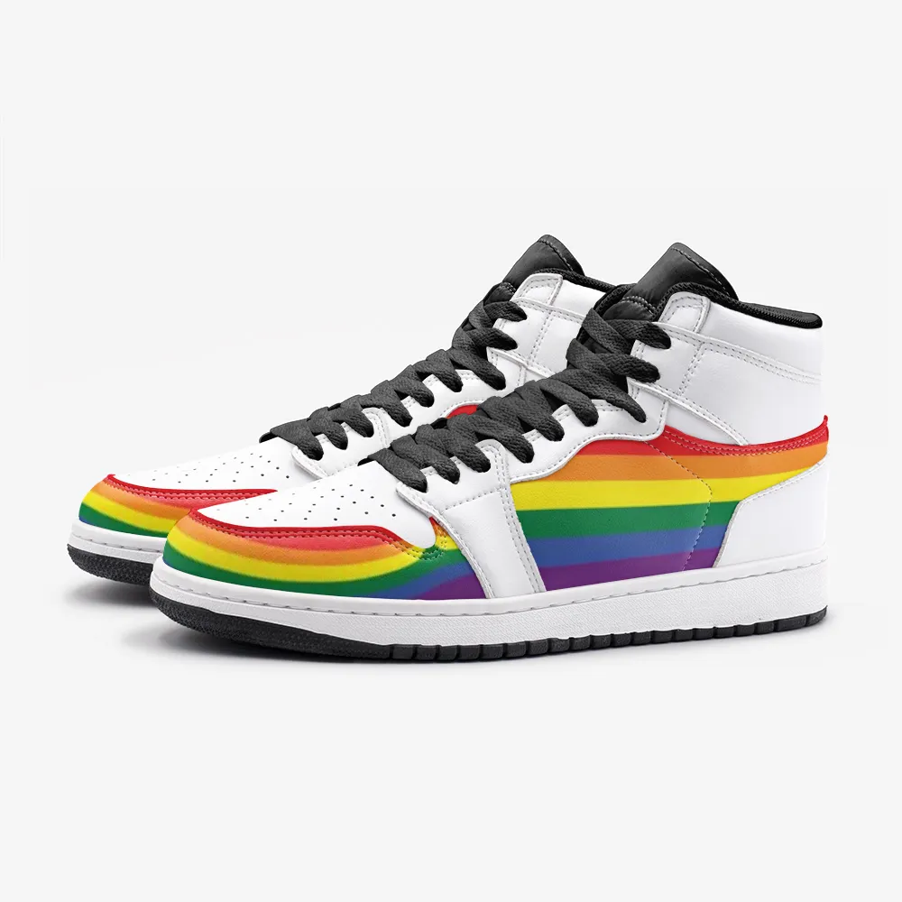 Rainbow Stripe Sneakers